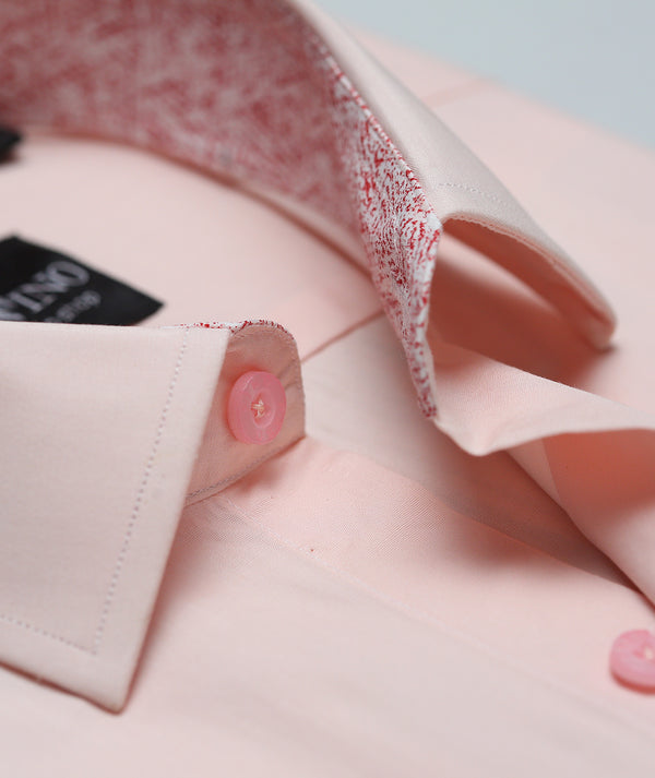 Blush Accent Cotton Shirt