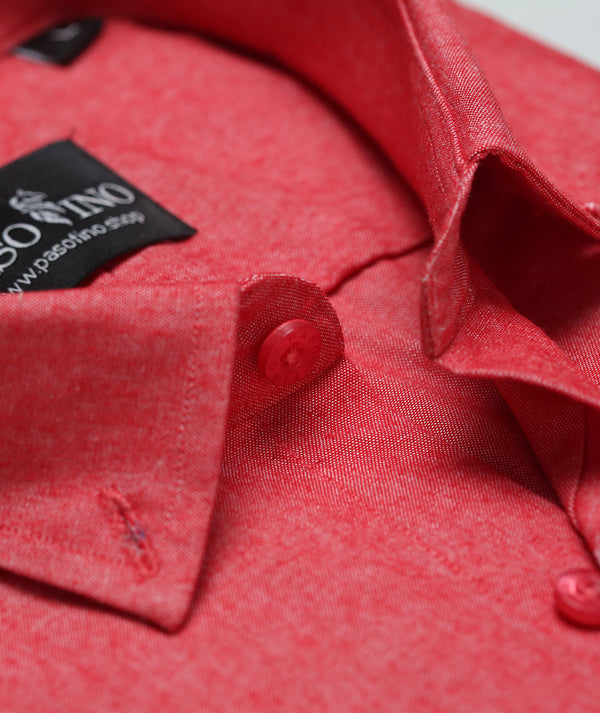 Textured Red Shirt