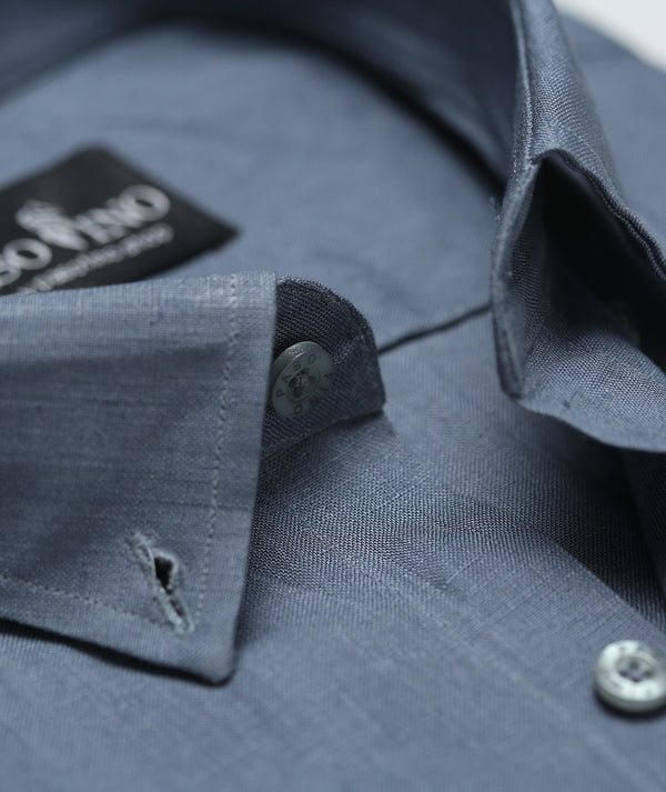 Charcoal Linen Shirt